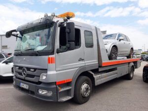 Autómentés országosan tréler villás autómentő