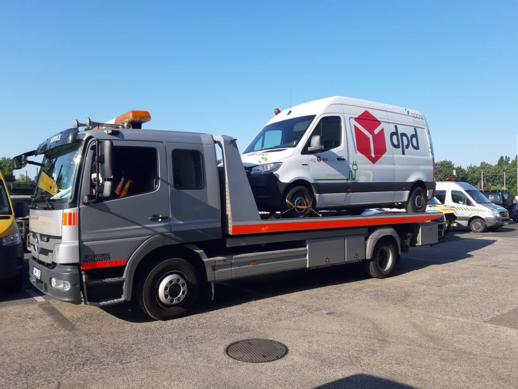 Furgonmentés közben a Csupi Autómentés