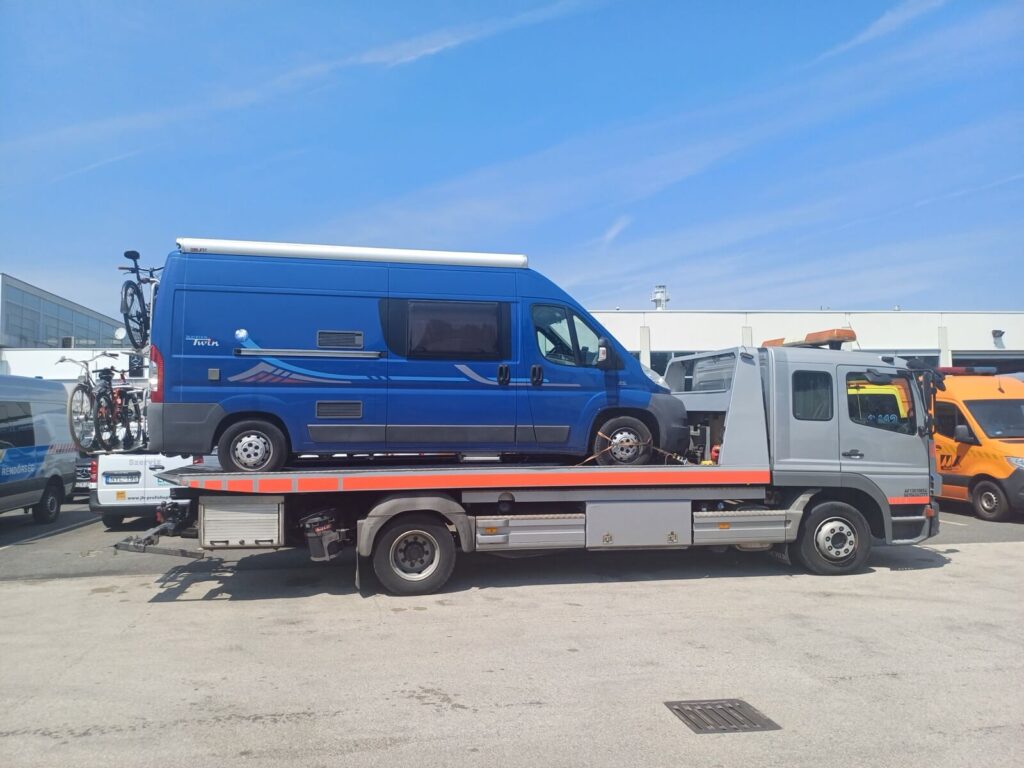 Furgonmentés kisteherautó mentés rakottan is 9tonnáig